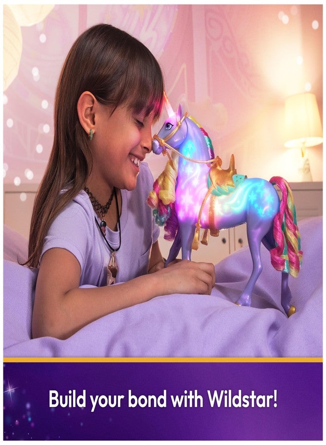 Unicorn Academy أكاديمية يونيكورن، لعبة يونيكورن تفاعلية مضيئة بألوان قوس قزح مع أضواء وأصوات وموسيقى، دمى وألعاب يونيكورن للبنات من عمر 4 سنوات فما فوق - Image 5